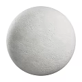 White Round Textured Floor Tile For Modern Home Interior Design Projects 3d model