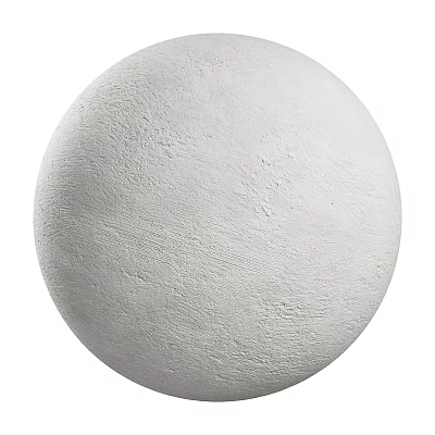 White Round Textured Floor Tile For Modern Home Interior Design Projects 3d model