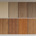 Modern wood veneer wood veneer wall panel wall veneer wood veneer background wall 3d model