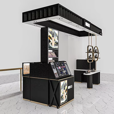 Modern Cosmetic Counter Cosmetic Counter 3d model