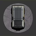 minibus minivan driverless bus school bus van box car 3d model