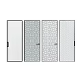 Stylish Interior Doors With Various Patterned Textures And Decorative Glass Designs 3d model