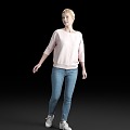 Modern Woman Female Characters 3d model