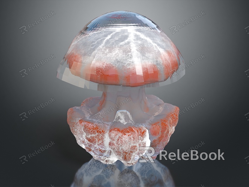 Modern Jellyfish Barrel Jellyfish Fireworks Jellyfish Silver Coin Jellyfish Flower Jellyfish model