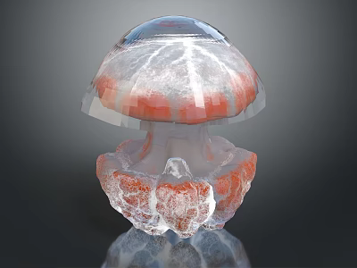 Modern Jellyfish Barrel Jellyfish Fireworks Jellyfish Silver Coin Jellyfish Flower Jellyfish 3d model