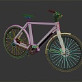 Modern Bike Cross Country Bike Sport Bike Race Bike 3d model