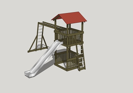 Children's amusement facilities 3d model