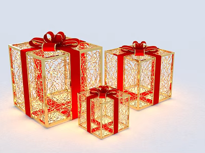 Modern Decorative Lamp Star Lamp Gift Box 3d model Modern Decorative Lamp Star Lamp Gift Box 3d model