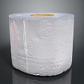 Modern Roll Paper White Paper Tissue Toilet Paper 3d model