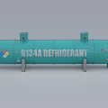 Industrial Equipment K134A Refrigerant Cylindrical Storage Tank With Mounting Brackets