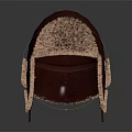 Brown Leather Winter Hat With Faux Fur Trim And Ear Flaps Design