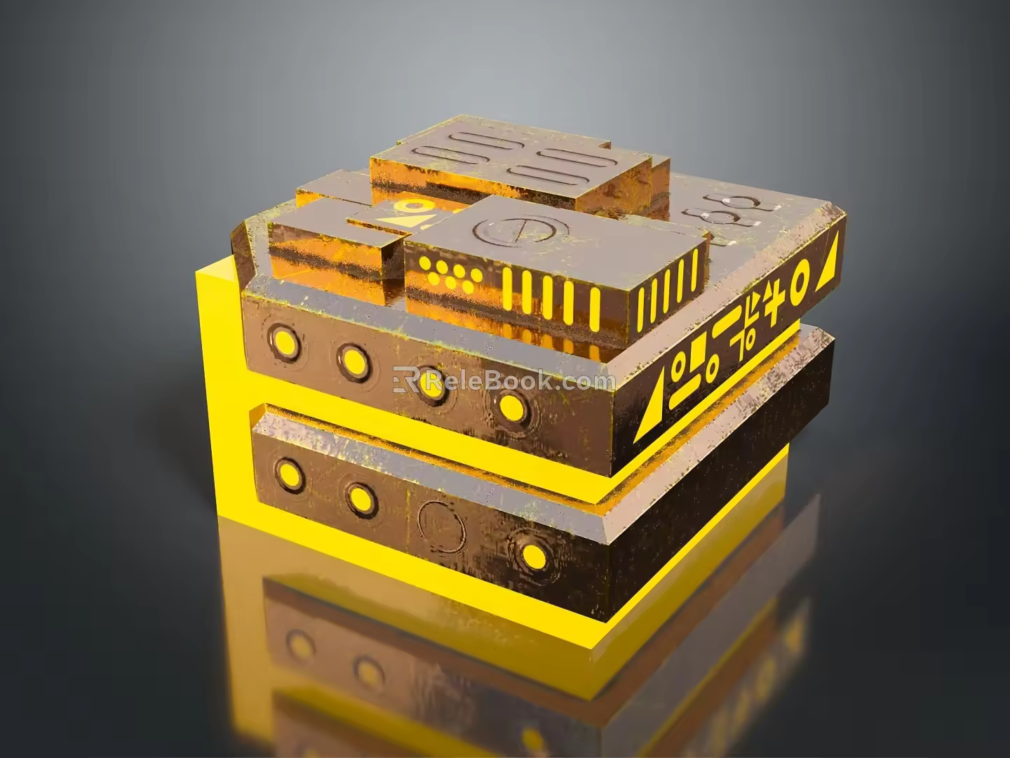 Sci-fi Items Sci-fi Components High-tech Components Sci-fi Equipment Sci-fi Scene Sci-fi Environment Game Scene 3d model