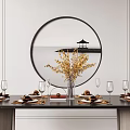 Modern Tableware Combination 3d model