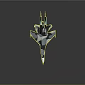 Modern Camouflage Fighter Jet With Sleek Design And Jet Engines On