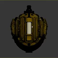 Sci-Fi Helmet Alien Helmet High Tech Helmet Game Helmet 3d model