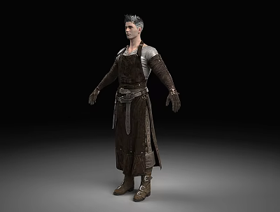 Man Male Blacksmith Craftsman Craftsman Master Iron Chef 3d model