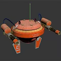 Modern Drones Sci-Fi Drones 3d model