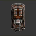 Rusty SA Logo Van With Spikes On Front And Tanks On Roof Weapon Device