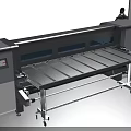 High Performance Industrial Large Format Printer With Worktable And Precision Components 3d model