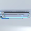 Modern Contemporary Ceiling Light With Rectangular Shape Dotted Pattern And Soft Illumination