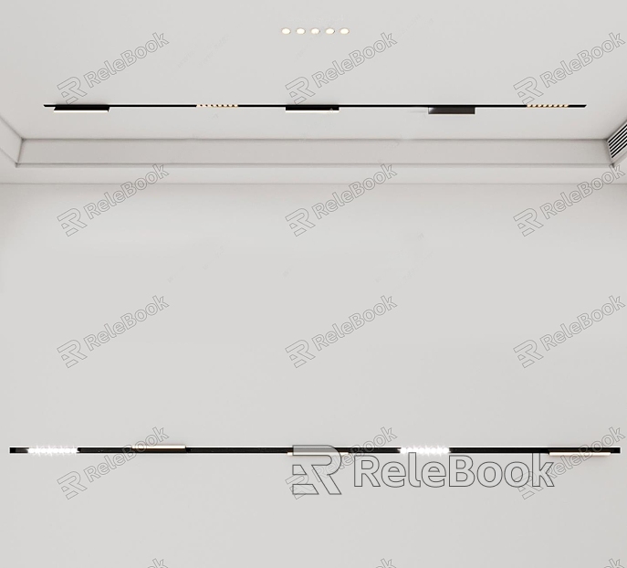 Magnetic lamp downlight model