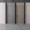 Hinged Doors in Various Colors and Styles for Modern Home Interior Design