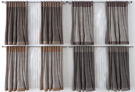 Curtains 3d model