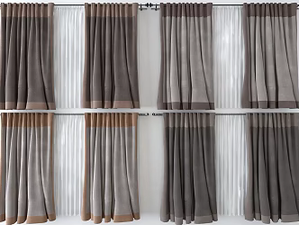 Curtains 3d model