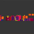 Colorful Gift Boxes With Decorative Ribbons Arranged In Pile For Daily Gifting