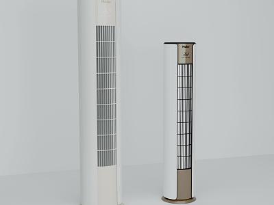 modern vertical air conditioner 3d model