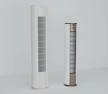 modern vertical air conditioner 3d model