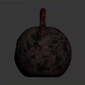 Vintage Cast Iron Kettlebell With Rustic Red Black Finish For Home Fitness