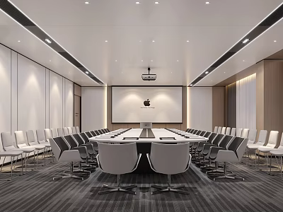 Modern Conference Room 3d model