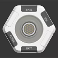 Modern White Daily Electrical Appliance With Digital Display And Transparent Body For Home Use