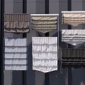 Modern Curtains 3d model