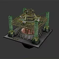 Modern Mining Equipment Mining Camp Mining Mine Factory Camp 3d model