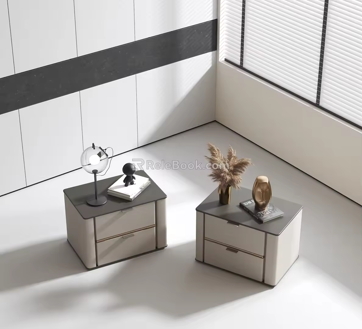 Bedside table 3d model