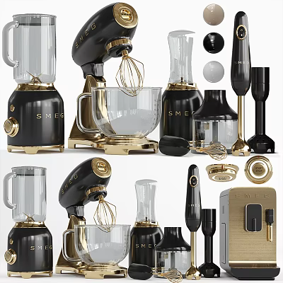 Coffee machine blender 3d model