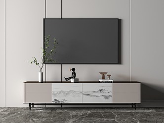 New Chinese TV Cabinet 3d model