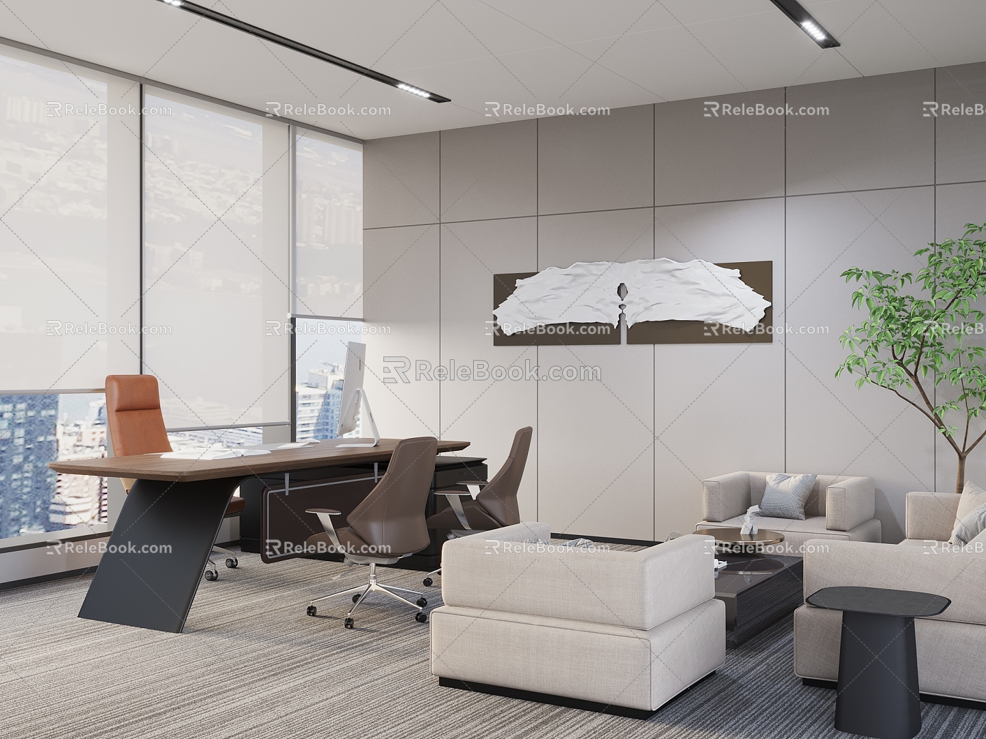 The Modern Office 3d model