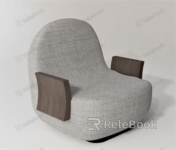 Modern Single Sofa Sofa Chair Lazy Sofa Casual Sofa model