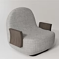 Modern Single Sofa Chair Lazy Sofa Casual Sofa 3d model