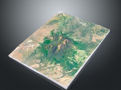 Geography, topography, mountain shape, ridge, ridge, valley, mountain range, canyon, geomorphology, mountain peak, mountain body 3d model