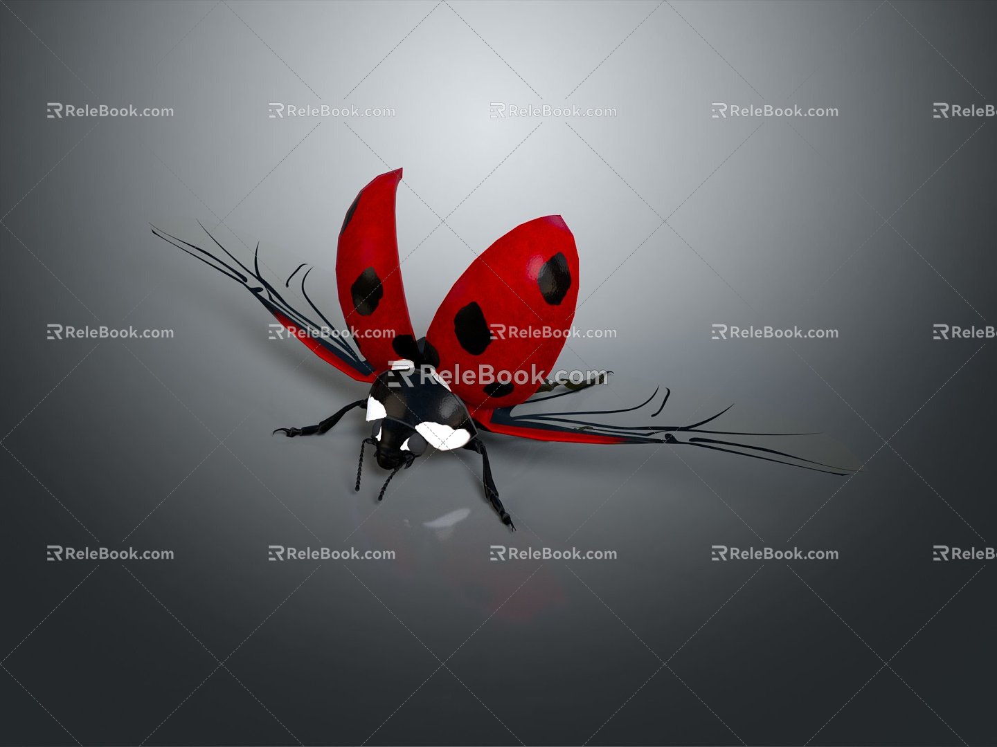 Modern ladybug ladybug toy ladybug cartoon ladybug animated ladybug 3d model