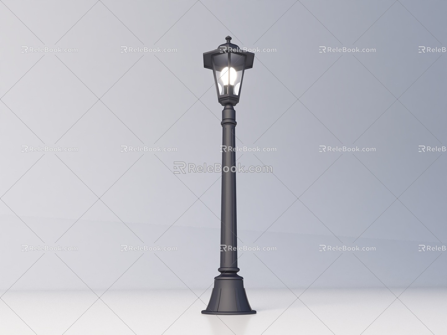 Outdoor lamp material 3d model