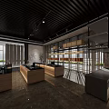 Modern Store 3d model