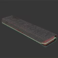 Black Honey Weapon Sheath with Gray Exterior and Brand Name Engraved
