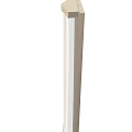 Tech Exhibition Hall Interior Featuring Modern White Cylindrical Pillar Design Elements