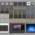 Modern Switch Switch Socket Switch Panel 3d model