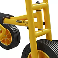Yellow And Black Children's Tricycles With Big Wheels For Kids